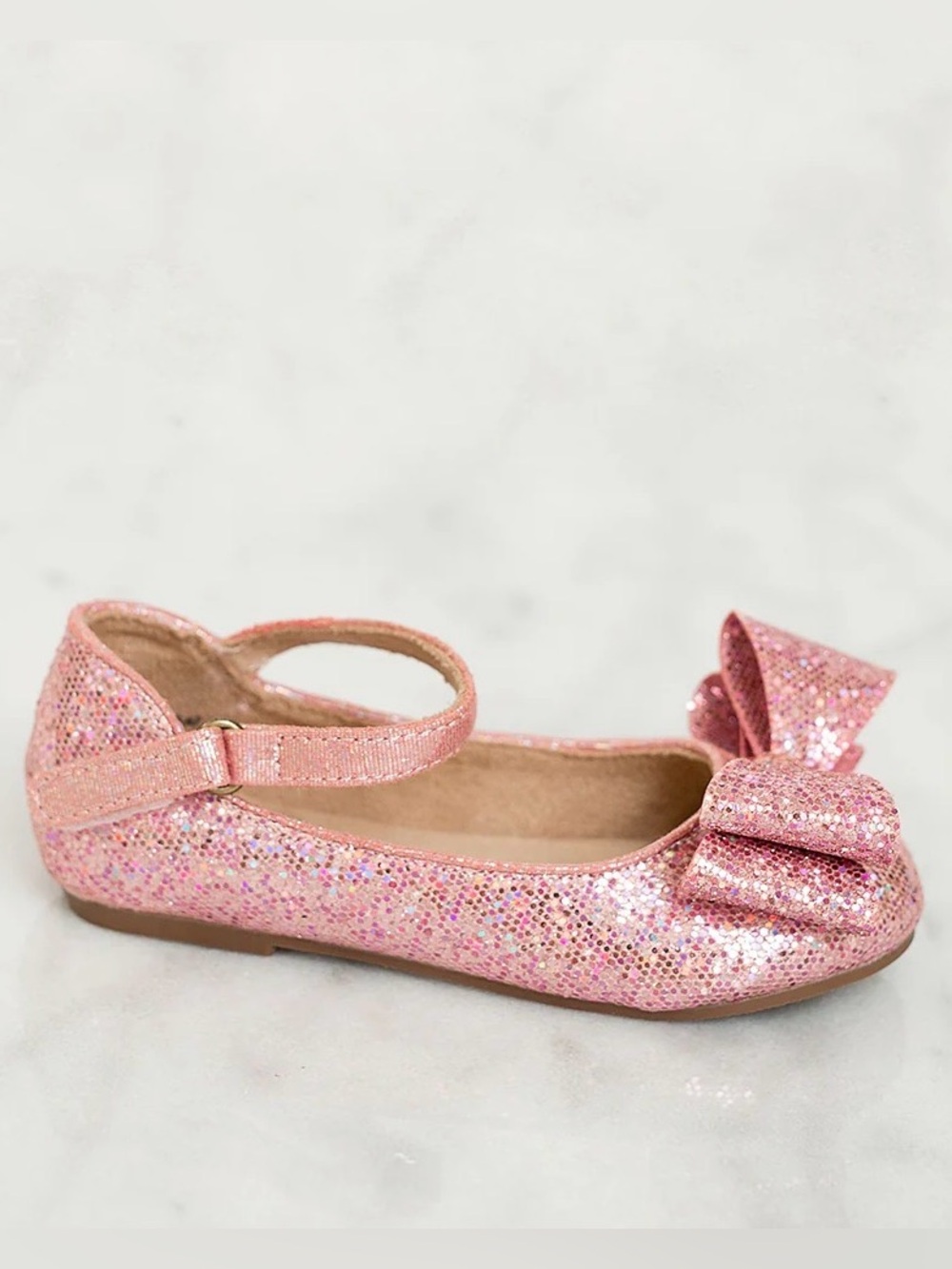 Joyfolie MIRIAM Flat in Blush with Bow